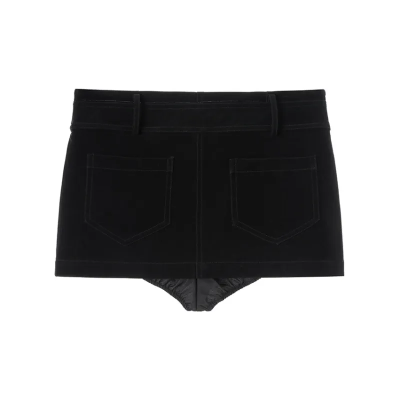ETERNITY ITA Casual Short Skirts Women's Black-1