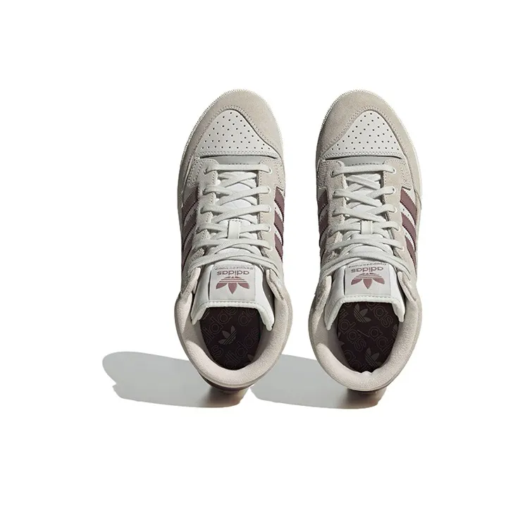 Adidas Centennial 85 Hi White Burgundy-4
