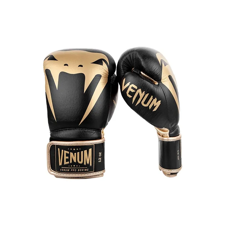 VENUM Boxing Gloves Polyethylene EVA Natural Rubber Competition Unisex Black Gold-0