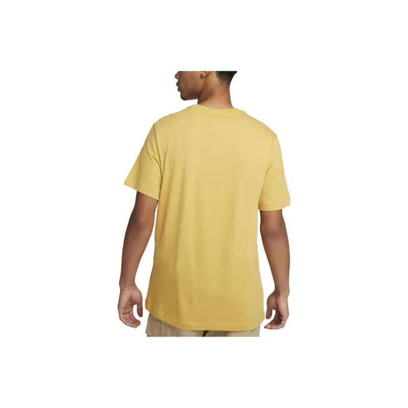 Nike T Shirts Men Wheat Yellow-1