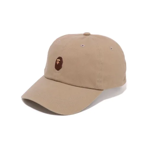 A BATHING APE Head Embroidery Panel Cap Adult