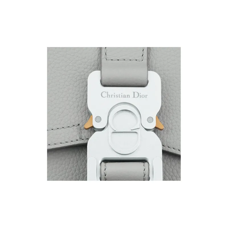DIOR Cow Leather Saddle Bag, Crossbody Bag, Shoulder Bag Men's Dio Gray-4