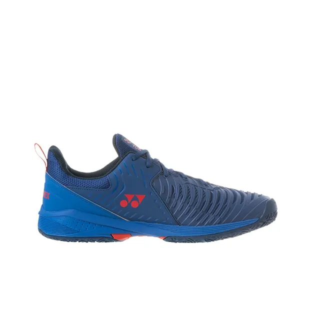 YONEX Low Top Tennis Shoes Unisex Navy Blue Red-1