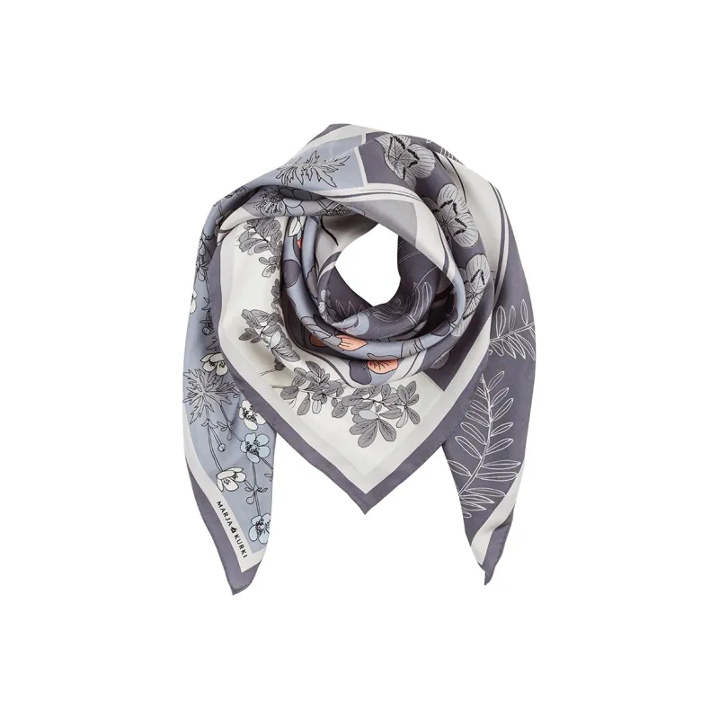 MARJAKURKI Silk Scarves Women's-1