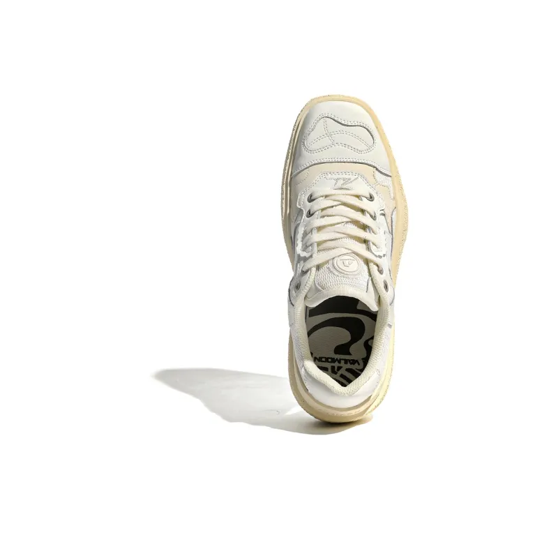 VAILMOON Lucky Charm Collection Stylish Skateboarding Shoes Unisex Ecru-4