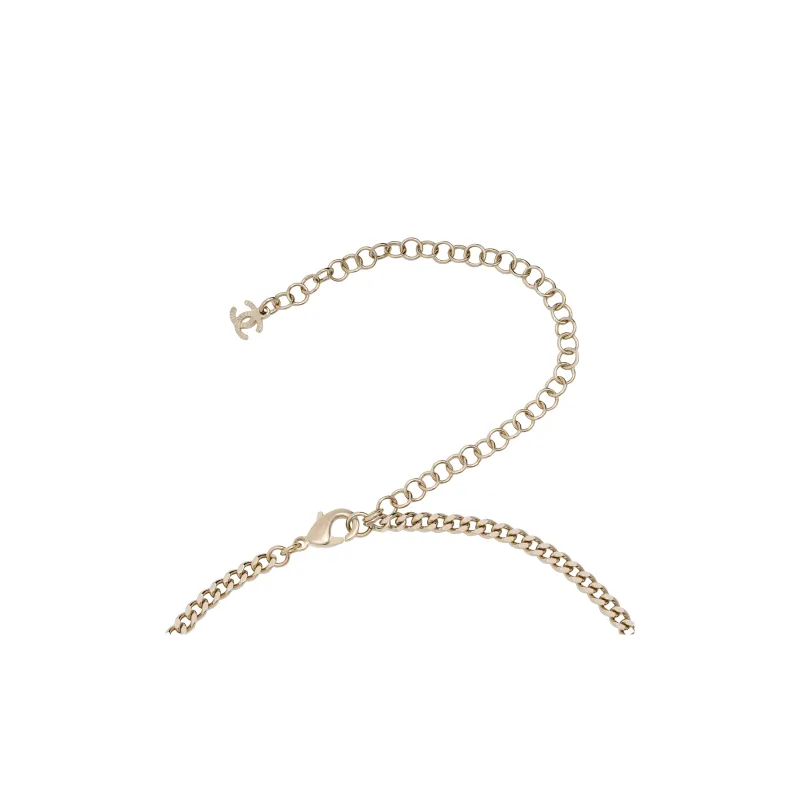 CHANEL Rhinestone Necklaces Women's-3