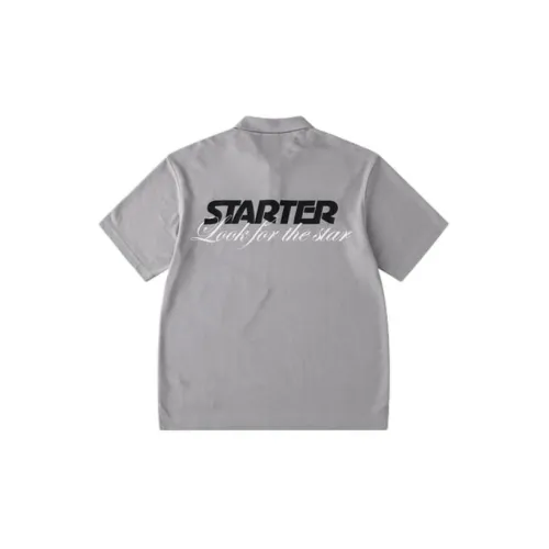 STARTER Polo Shirts Men Crane Gray