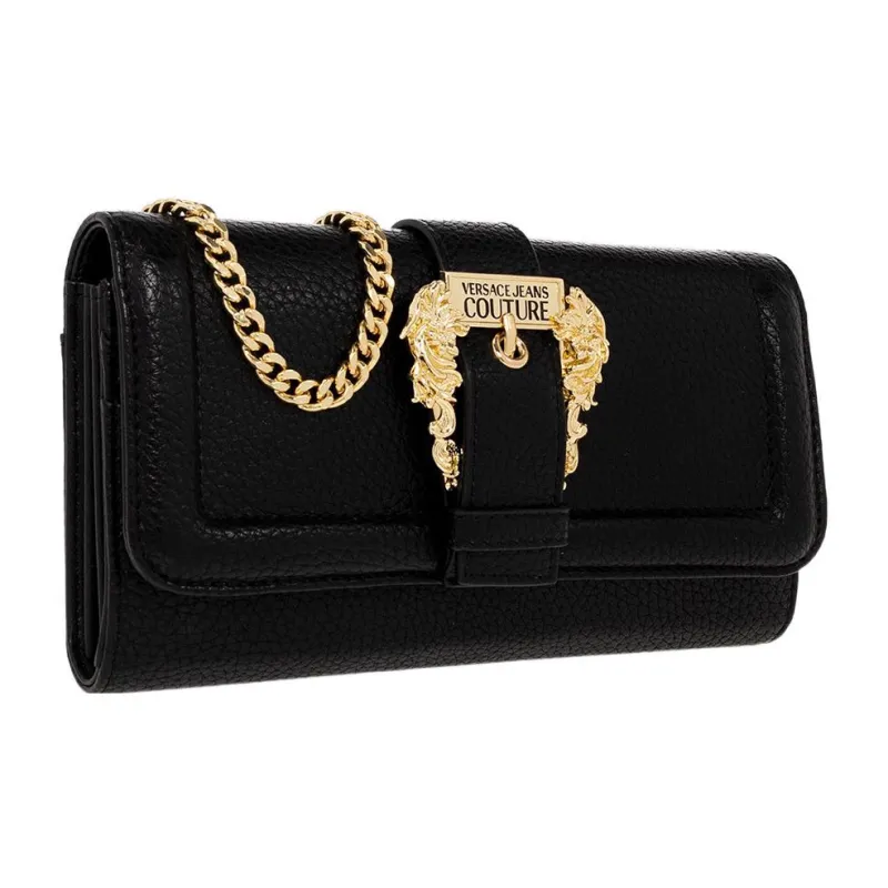 VERSACE JEANS COUTURE Shoulder Bag Crossbody Bag Wallet Women's Black-2