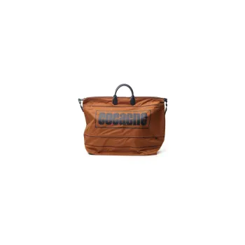 LONGCHAMP Leather Textile Handbag Women's Camel