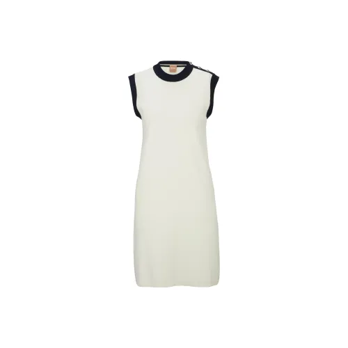 HUGO BOSS Sleeveless Dresses Women's White