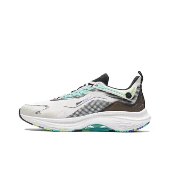 XTEP Leap 2.0 Anti Slip And Wear Resistant Breathable Low Top Running Shoes Men's White Black Green