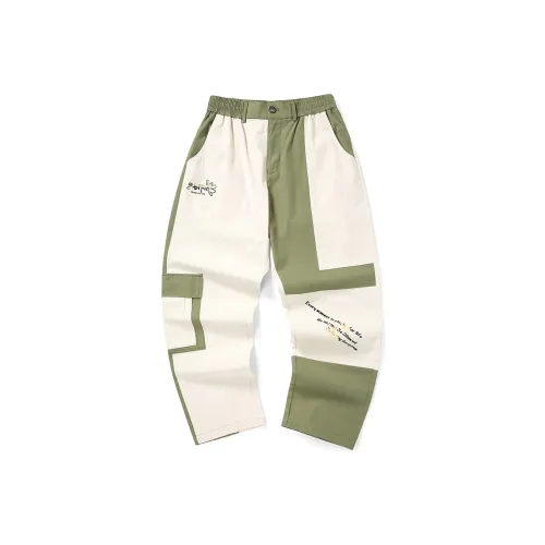 BIRDTALK Casual Pants Unisex Light Khaki