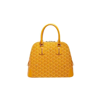 GOYARD Vendôme Canvas With Leather Shoulder Bag Crossbody Bag Handbags Small Size Unisex Yellow