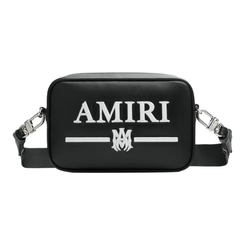 AMIRI Calfskin Camera Bag Shoulder Bag Crossbody Bag Regular Unisex Black-0