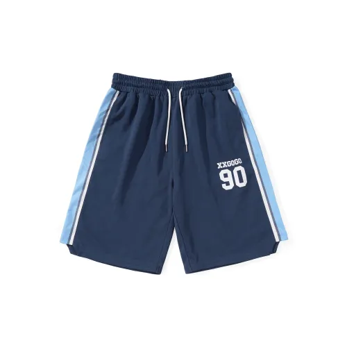 XXGOGO Casual Shorts Unisex Vintage Blue