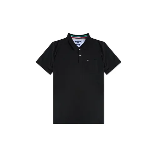 Tommy Hilfiger Polo Shirts Men Black