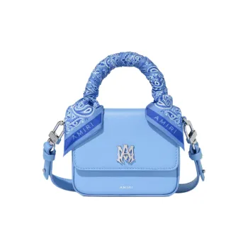 AMIRI Calfskin Shoulder Bag Crossbody Bag Handbag Extra Mini Women's Light Blue
