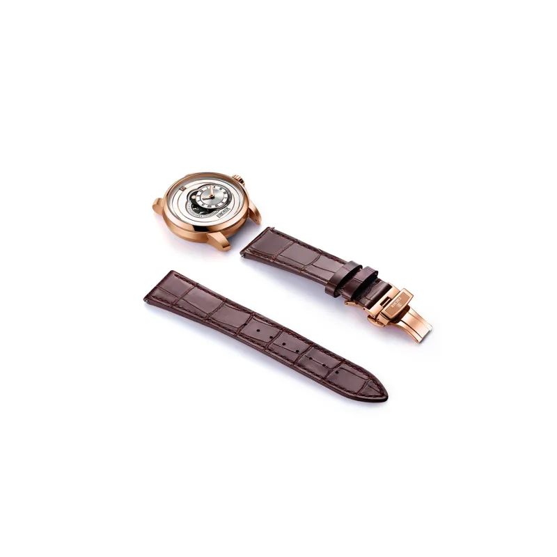 EBOHR Explorer Collection Star Trace, Shenzhen Gift Automatic Mechanical Movement Watch Men's Watches White Dial-2