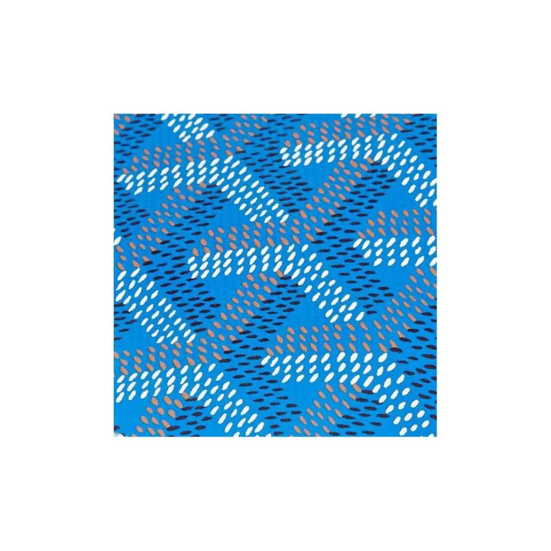 GOYARD SENAT Canvas With Leather Toiletry Bags Storage Bags Clutches Small Size Unisex Blue-2