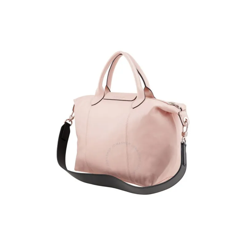 LONGCHAMP Le Pliage Cuir Sheepskin Portable Crossbody Bag Shoulder Bag Women's Pink-2