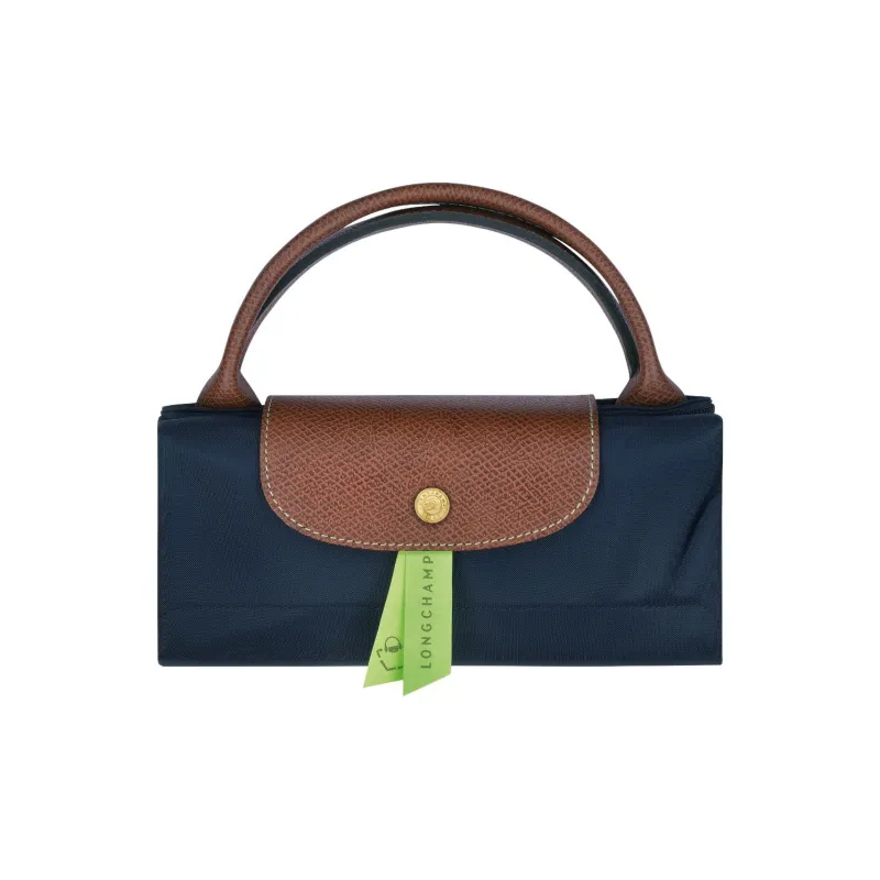 LONGCHAMP Le Pliage Canvas With Leather Trim Canvas Bag Handbag Travel Bag Women's-2