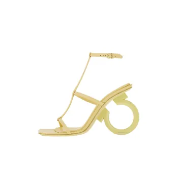 FERRAGAMO Elina Strap Sandals Women's Yellow