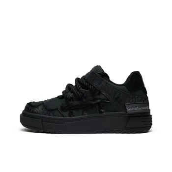 SHOOT BRAND Freedom No.1 Black Warrior Low Top Casual Skateboard Shoes Unisex Black