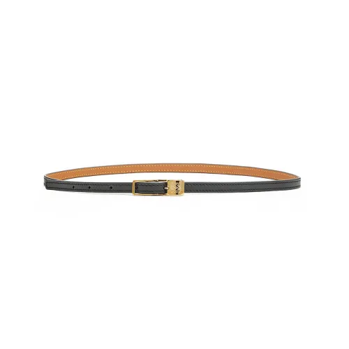 LOEWE Amazona Leather Belts Women's Black