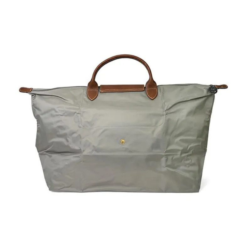 LONGCHAMP Le Pliage Canvas Portable One Shoulder Travel Bag Large Size Women's Gray-1