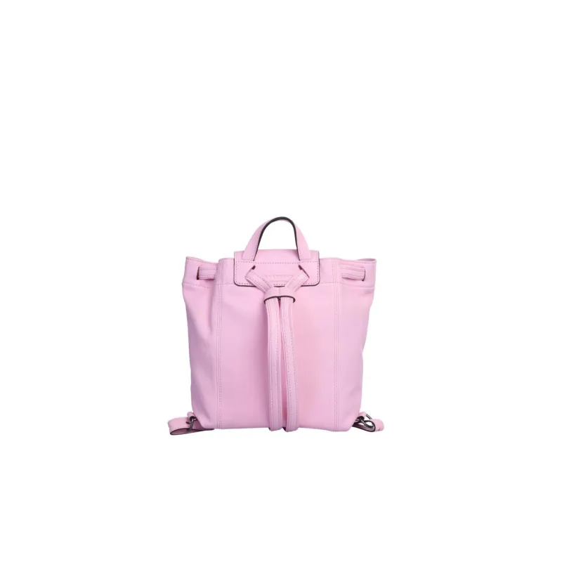 LONGCHAMP Le Pliage Leather Backpack Women's Pink-2