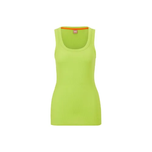 HUGO BOSS Tank Tops Women's Green