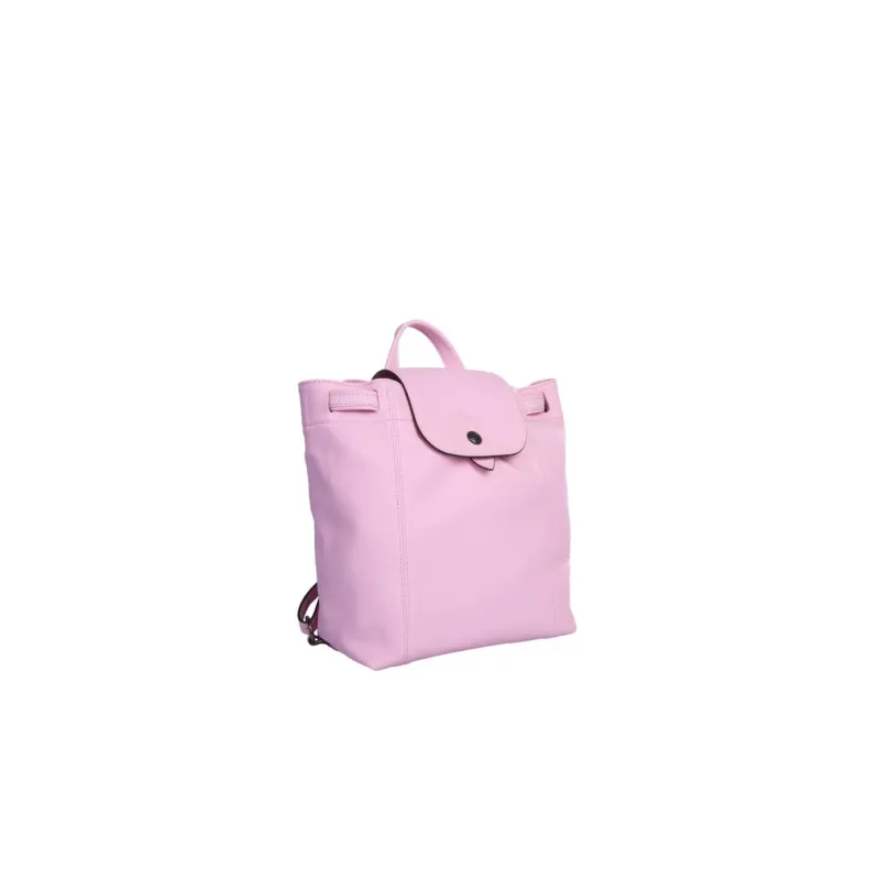 LONGCHAMP Le Pliage Leather Backpack Women's Pink-1