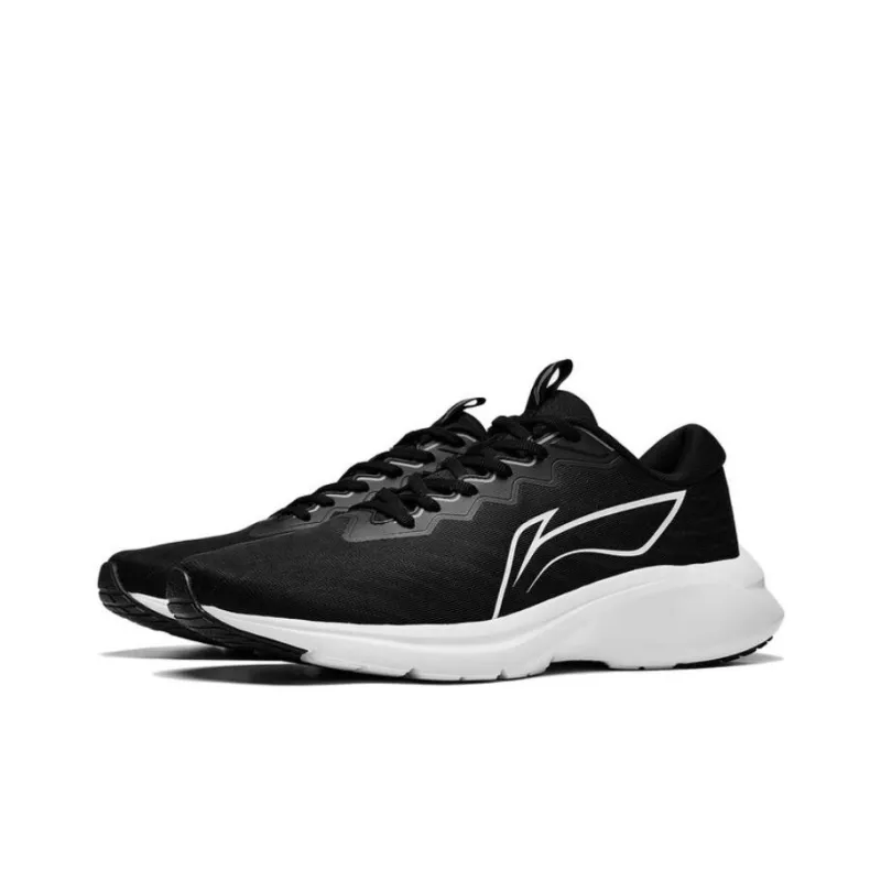 LiNing YunQue Anti Slip And Wear Resistant Breathable Low Top Running Shoes Men's Black-2