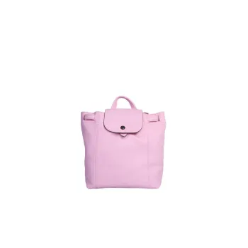 LONGCHAMP Le Pliage Leather Backpack Women's Pink