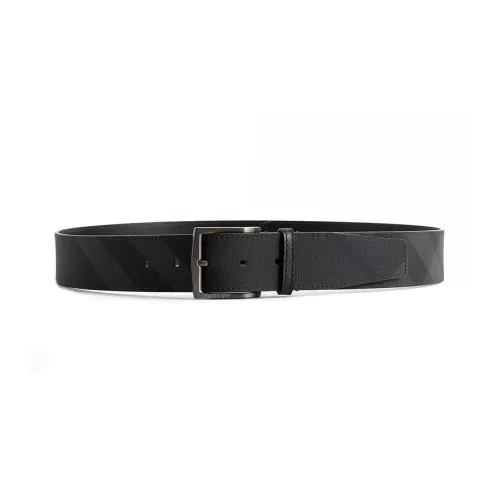 Burberry Leather Belts Men Black