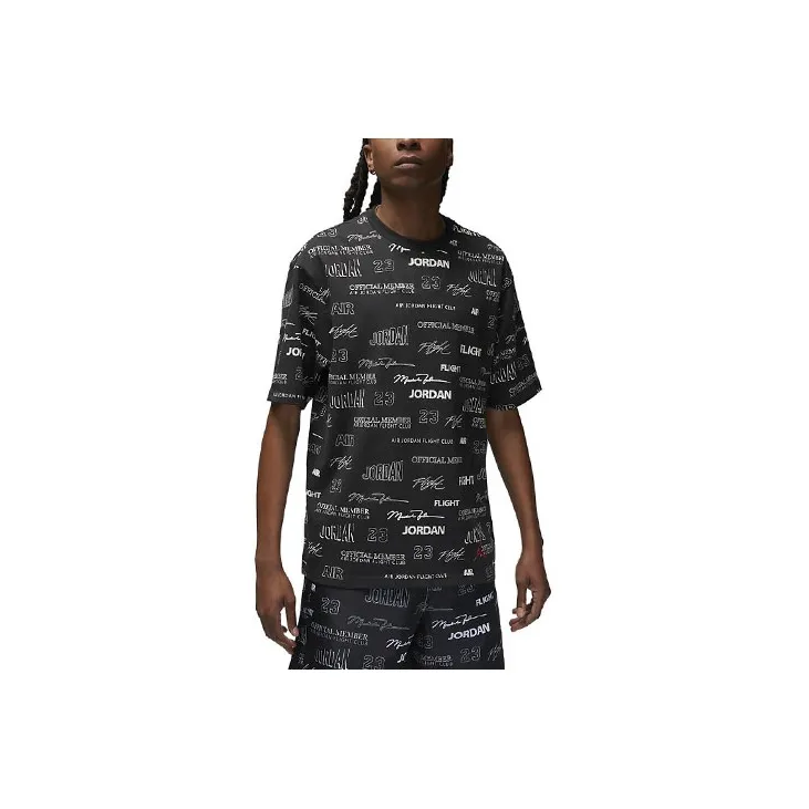Jordan FLIGHT MVP 85 T Shirts Men Black-2