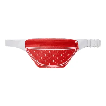 SPRAYGROUND PVC Casual Bag, Crossbody Bag, Fanny Pack Medium Size Unisex Red