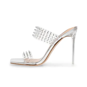 STEVE MADDEN LUNNA Fashion Sandal Women's Transparent