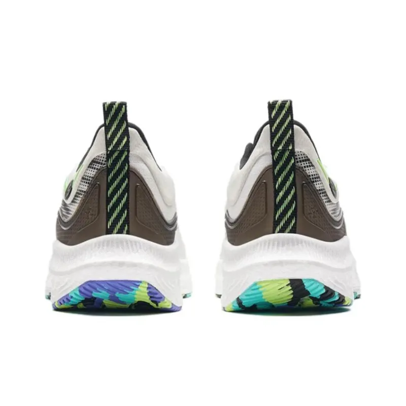 XTEP Leap 2.0 Anti Slip And Wear Resistant Breathable Low Top Running Shoes Men's White Black Green-5