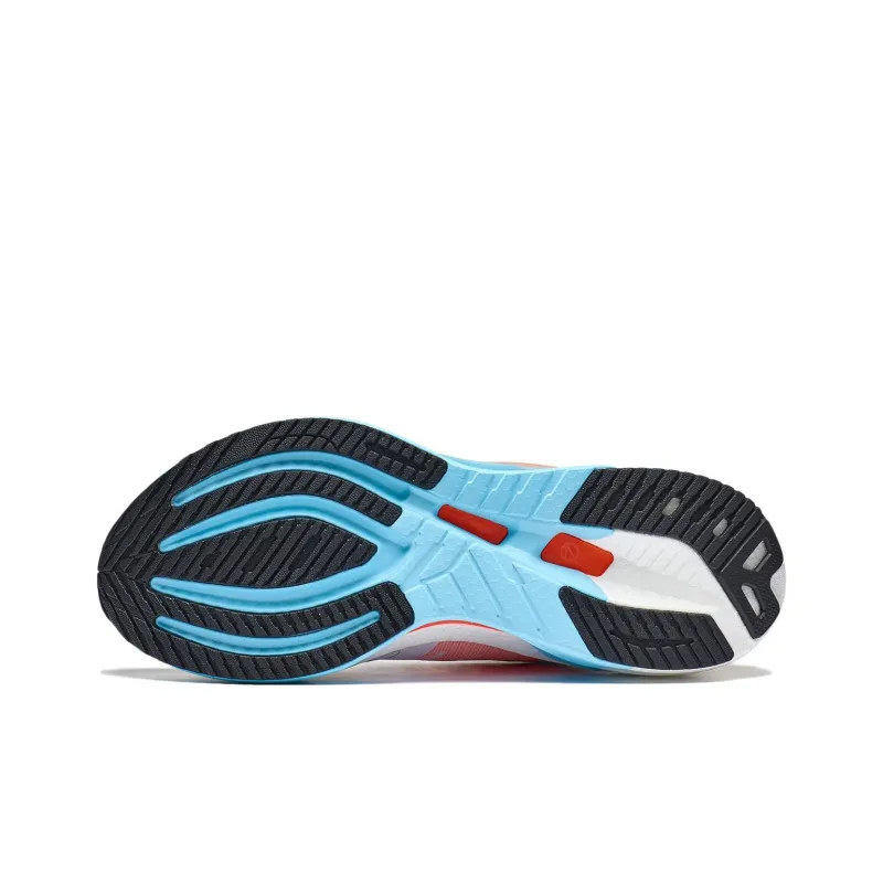 LiNing Furious Rider 7.0 Anti Slip And Wear Resistant Breathable Low Top Running Shoes Men's White Blue Orange-5