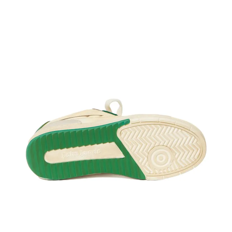 PALM ANGELS Palm University Vintage Sneaker White Green-4