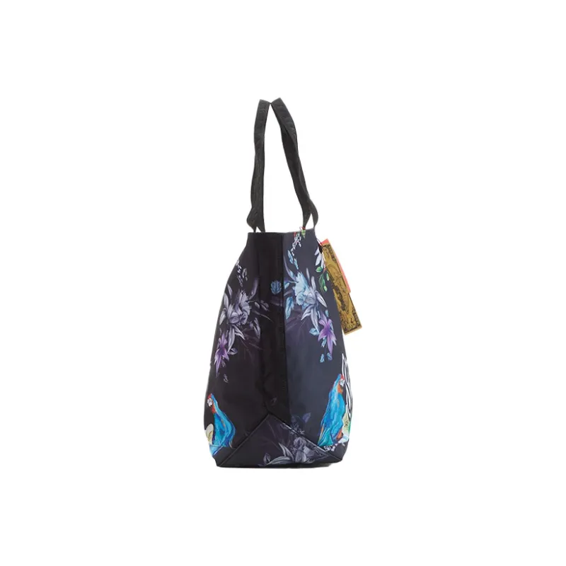 SPRAYGROUND Polyester Basket Bag, Single Shoulder Handbag Large Size Unisex Multicolor-3