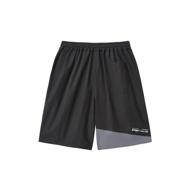 FLOAT Casual Shorts Men Black Gray Color-1