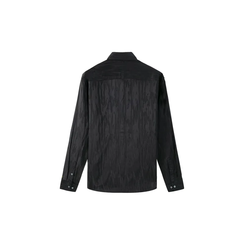 DAVID NAMAN Shirts Men Black-1