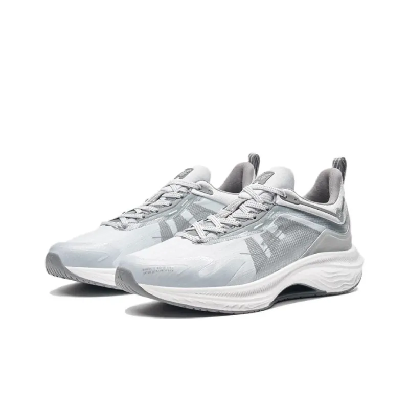 XTEP Leap 2.0 Anti Slip And Wear Resistant Breathable Low Top Running Shoes Men's Moonlight Gray-2