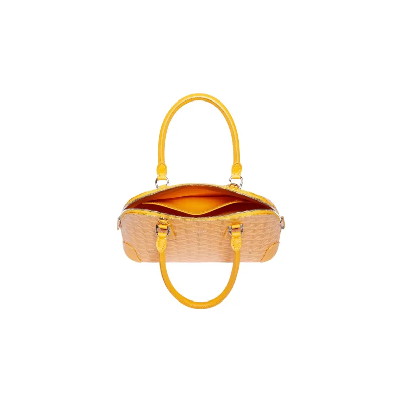 GOYARD Vendôme Canvas With Leather Shoulder Bag Crossbody Bag Handbags Small Size Unisex Yellow-2