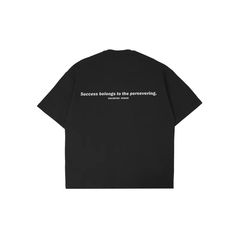 LUJIAMEN T-Shirt Unisex Black/White/Dark Gray/Dark Gray-1
