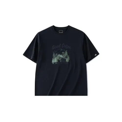 ANTA T-Shirts Men Night Sea Black