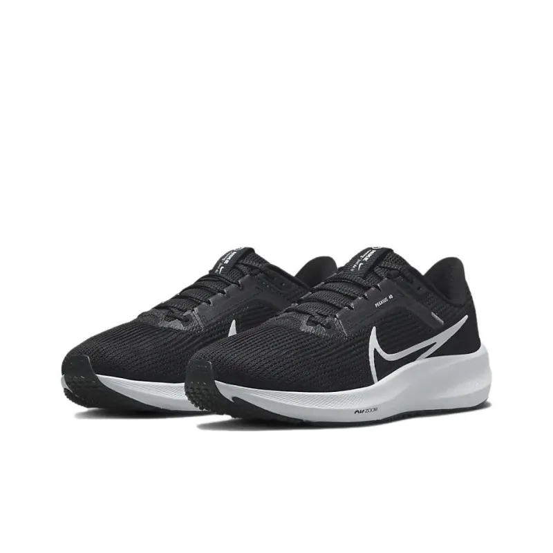 Nike Pegasus 40 Black White Women's-2