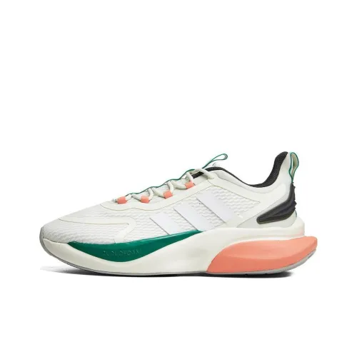 Adidas Alphabounce+ Running Shoes Men Low-Top White/Green